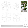 5Pcs 5 Styles Acrylic Plant Support Ring DIY-GA0007-92-1