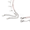 2Pcs 2 Style Alloy Moon & Star Charm Necklaces Set NJEW-JN04065-6