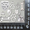 Dog Theme Tibetan Style Alloy Charms TIBEP-CJ0001-01-8