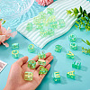 50Pcs 5 Styles UV Plating Rainbow Iridescent Acrylic Beads OACR-TA0004-67D-6