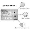 Rectangle 201 Stainless Steel Custom Blank Thermal Transfer Wallet Card DIY-WH0252-024-3