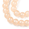 Baking Paint Imitation Jade Glass Round Bead Strands DGLA-Q021-6mm-41-3
