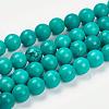 Natural Magnesite Beads Strands G-K205-02-8mm-1