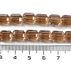 Electroplate Glass Beads Strands GLAA-G112-07A-4
