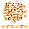 Rack Plating Brass Beads KK-LP0001-08G-04-1