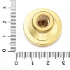 Golden Tone Wax Seal Brass Stamp Heads STAM-P002-01G-09-3