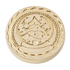 Christmas Series Wax Seal Brass Stamp Head AJEW-M037-01G-19-2