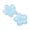 Transparent Spray Paint Glass Beads GLAA-Z011-07H-2