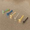 304 Stainless Steel Star Nose Bone Rings WGFF656-01-1