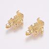 Brass Beads KK-P116-19G-1