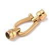 Ion Plating(IP) 304 Stainless Steel Cord Locks STAS-C109-25G-2