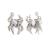 Glass Spider Pendant PALLOY-K001-067P-04-1