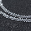 Transparent Glass Beads Strands X-EGLA-J144-NA10-3