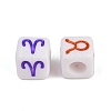 Opaque Acrylic Beads OACR-H052-03D-2