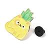 Cat Shape with Pineapple Enamel Pins JEWB-I052-02G-02-3
