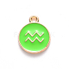 Alloy Enamel Pendants ENAM-S124-01B-06J-2