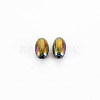 Rack Plating Rainbow Color Alloy Beads PALLOY-S180-366-2