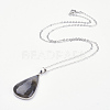 Brass Pendant Necklaces NJEW-JN02046-2