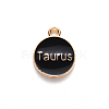 Alloy Enamel Pendants ENAM-S124-01B-08C-3
