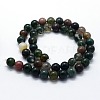 Natural Indian Agate Beads Strands G-I199-05-4mm-2