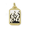 Alloy Enamel Pendants ENAM-D042-01B-1