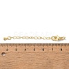 Rack Plating Brass Ends with Chain and Clasps KK-F873-01G-01-3