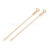 Brass Cable Chain Extender KK-ZX024-34G-C-2