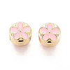 Alloy Enamel European Beads FIND-N011-05KCG-1