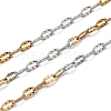 Two Tone 304 Stainless Steel Dapped Chains CHS-P029-02A-A-1