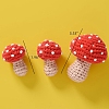 DIY Mushroom Knitting Kits for Beginners PW-WGFB636-01-2