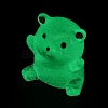 Bear Luminous Resin Display Decorations DJEW-F023-A01-2