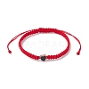 Nylon Thread Braided Bead Adjustable Bracelets BJEW-JB09768-02-1
