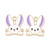 Alloy Enamel Pendants PALLOY-D015-08C-2