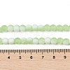 Frosted Crackle Glass Beads Strands GLAA-U001-8mm-M09-4
