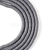 Handmade Polymer Clay Beads Strands CLAY-R089-6mm-Q062-2