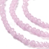 Baking Paint Imitation Jade Glass Bead Strands DGLA-A034-J2MM-A26-3
