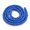 Handmade Polymer Clay Bead Strands CLAY-T002-4mm-67-2