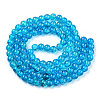 Spray Painted Crackle Transparent Glass Beads Strands CCG-Q001-10mm-06-A-2