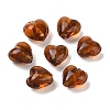 Handmade Silver Foil Glass Beads X-FOIL-R050-12x8mm-13-1