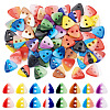 80Pcs 2-Hole Porcelain Buttons PORC-PJ0001-02A-1