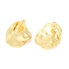 Brass Twist Stud Earrings EJEW-K251-11G-2