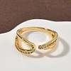 Brass Micro Pave Cubic Zirconia Cuff Rings RJEW-H258-17G-2