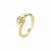 Snake Shape Rack Plating Alloy Cuff Rings RJEW-Q163-018-RS-3