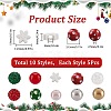 50Pcs 10 Style Christmas Theme Acrylic Beads SACR-SC0001-22-2