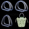   6Pcs 3 Style Plastic Handbag Handle KY-PH0001-59-7