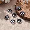 Platinum Plated Alloy Charms LS-ENAM-S118-02G-P-5