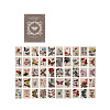 100Pcs 50 Styles Butterfly Floral Rose Garden Series Scrapbooking Paper Pads Books PW-WG7A496-07-1