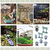 8Pcs 8 Styles PVC Lighthouse Display Decorations DJEW-FG0001-40-5
