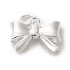 925 Sterling Silver Bowknot Charms STER-K180-01S-1