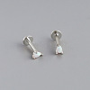 925 Sterling Silver with Synthetic Opal Cartilage Earrings FS-WG3DFDB-14-1